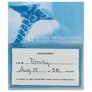 Business Card Magnet/Appointment Card Holder