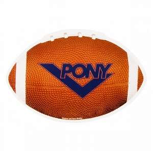 Custom Promotional Small Car Magnet - Football Shape