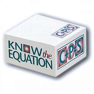 Post-it(R) Custom Printed Notes Half Cube 2-3/4"W x 1-3/8"H x 2-3/4"D - White Paper, Spot Color 
