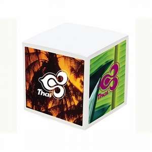 Custom Promotional Cube-Pad Notes - 3"W x 3"H x 3"D