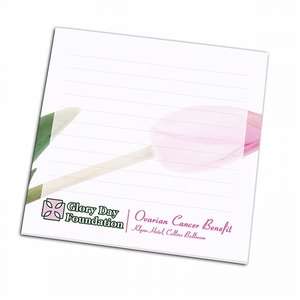 Post-it(R) Custom Printed Notes 3"W x 3"H - 50 Sheets, Standard Paper Colors 