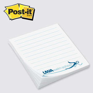 Custom Promotional Post-it Brand Notes 2-3/4"W x 3"H - 25 Sheets, Standard Paper Colors