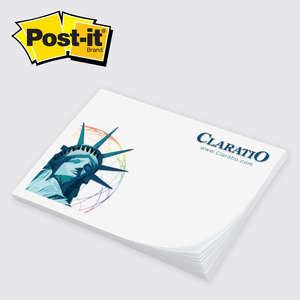 Custom Promotional Post-it(R) Custom Printed Notes 4"w x 3"h - 25 sheet