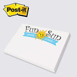 Custom Promotional Value Price Post-it Brand Notes 4"w x 3"h - 50 sheet