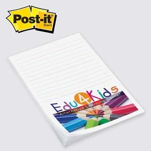 Custom Promotional Post-it(R) Custom Printed Notes 4"w x 6"h - 50 sheet
