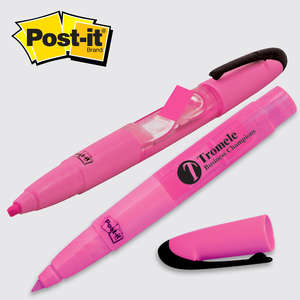 Custom Promotional Post-it(R) Custom Printed Flag + Highlighter