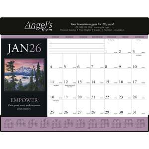 Custom Promotional Motivations Desk Pad Calendar - 2013