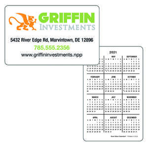 Custom Promotional Wallet Card Vertical - 2013