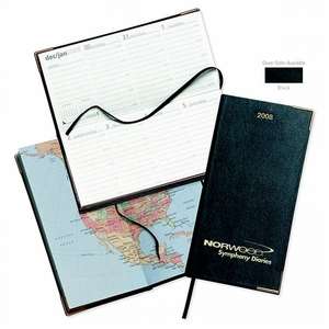 Custom Promotional Bach International Weekly Pocket Planner with Gold Corners