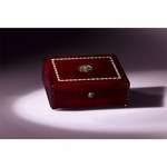 Customized Gift Boxes & Ribbons - Rosewood Inlaid Rectangular Box