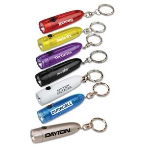 Bullet Flashlight with Key Chain 