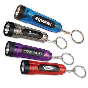 Custom Promotional Mini Flashlight with Key Chain