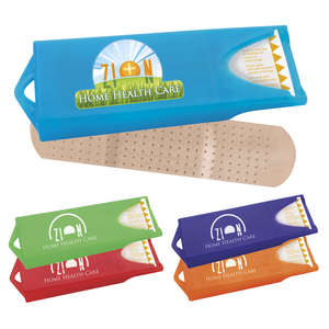 Custom Promotional Original Colored Dispenser with Standard Bandages
