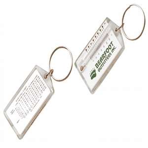 Custom Promotional Thermometer Key Ring