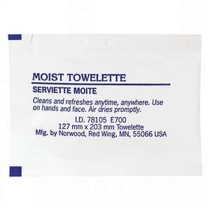 Moist Towelette Packet