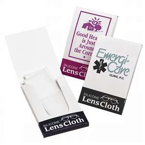 Custom Promotional Silicone Lens Cloth Pocket Pack