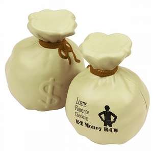 Custom Promotional Moneybags Stress Ball