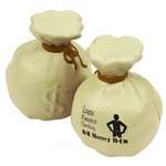 Customized Financial Stress Balls - Moneybags Stress Ball
