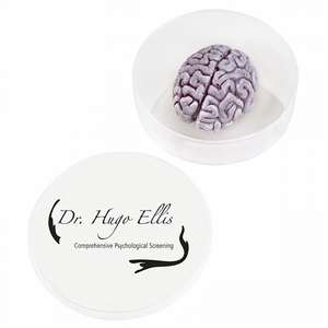 Custom Promotional Splatter Brain in a Dish Stress Ball