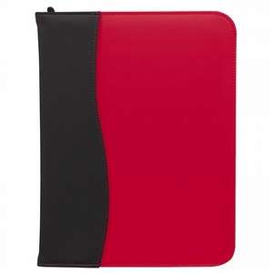 Custom Promotional SIgN wave Brand Zippered Pad Holder