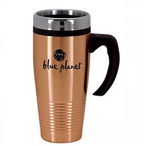 Copper Ridged Mug 