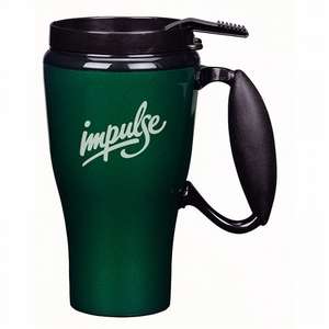 Custom Promotional 16 oz Hemisphere Travel Mug with Closer Lid