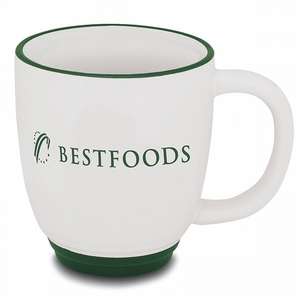 Custom Promotional 12 oz. Two-Tone Bistro Mug