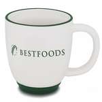Customized Bistro Coffee Mugs - 12 oz. Two-Tone Bistro Mug