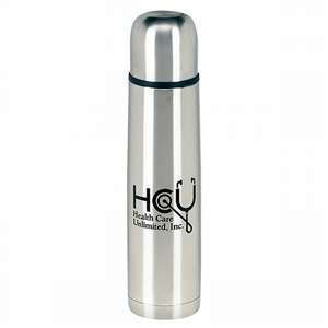 Custom Promotional 32 oz. Stainless Steel Bullet Thermo