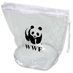 Small Clear Draw String Bag 
