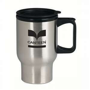 Custom Promotional 14 oz. Stainless Steel Trip Mug
