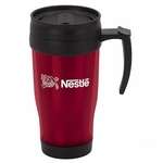 Business Coffee Mugs - 15 oz. Translucent Travel Mug