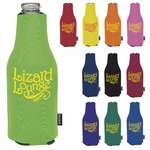 Custom Koozies & Can Coolers - Collapsible Zip-Up Bottle Koozie Kooler