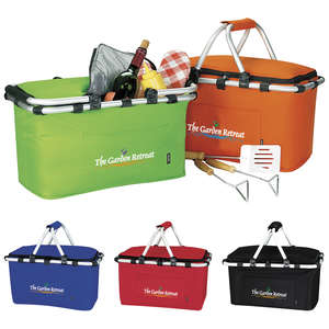 Custom Promotional Koozie Picnic Basket