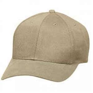 6-Panel Brushed Twill Cap 