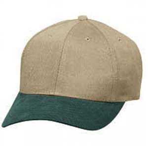 6-Panel Brushed Twill Cap 