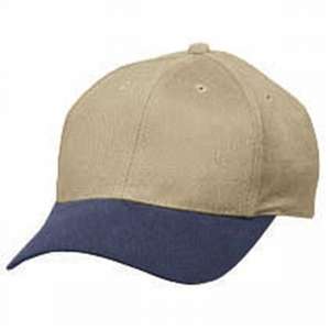 6-Panel Brushed Twill Cap 