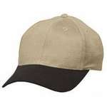 Business Headwear - 6-Panel Brushed Twill Cap