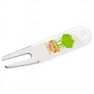 Rubber-Coated Divot Repair Tool 