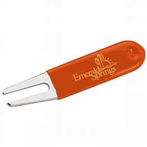 Rubber-Coated Divot Repair Tool 