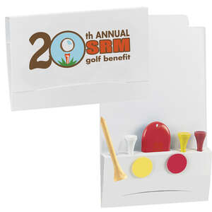 Custom Promotional 4-2-1 Golf Tee Packet (Custom)