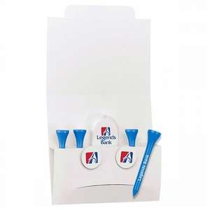 4-2-1 Golf Tee Packet (Custom) 
