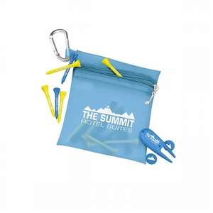 Custom Promotional Champion Golf Jumbo Zipper Pack with 2-1/8" Tees