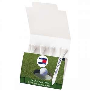 Custom Promotional 4-1 Golf Tee Packet