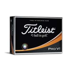 Custom Promotional Titleist Pro V1 Golf Balls - Dozen, Standard Service