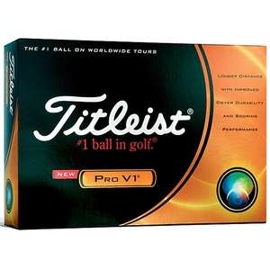 Titleist Pro V1 Golf Balls - Dozen, Standard Service 