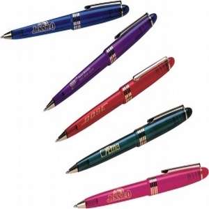 Custom Promotional Translucent Retractable Pen