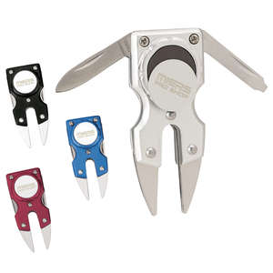 Custom Promotional Divot Repair Tool - Aluminum