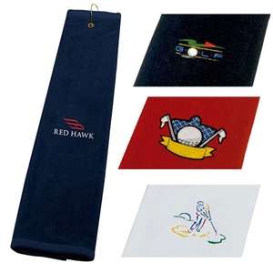 Custom Promotional Golf Tri-Fold Towel