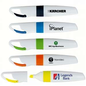 Custom Promotional Carabiner Clip Highlighter